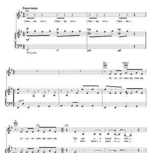 The Cheetah Girls Cheetah Love Musik Noten - Piano, Vocal & Guitar Chords - 69383-0