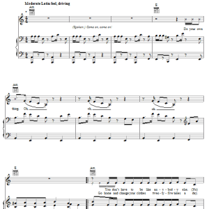 The Cheetah Girls Do Your Own Thing Musik Noten - Piano, Vocal & Guitar Chords - 57115-0