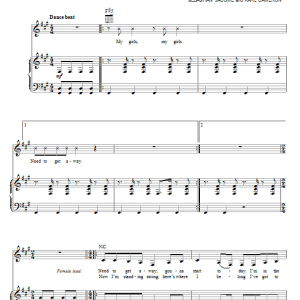 The Cheetah Girls Getting Crazy On The Dance Floor Musik Noten - Piano, Vocal & Guitar Chords - 69385-0