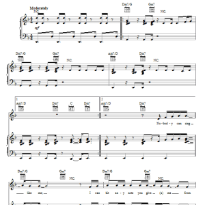 The Cheetah Girls I'm The One Musik Noten - Piano, Vocal & Guitar Chords - 69390-0