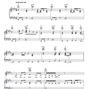 The Chicks Wide Open Spaces Musik Noten - Easy Guitar Tab - 56255-0
