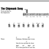 The Chipmunks The Chipmunk Song Musik Noten - Guitar Chords/Lyrics - 94171-0