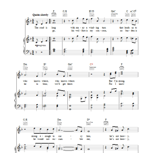 The Choirboys He Ain't Heavy, He's My Brother Musik Noten - Piano, Vocal & Guitar Chords - 33965-0