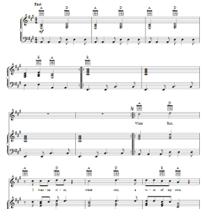 The Clash White Riot Musik Noten - Guitar Tab - 167658-0