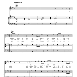 The Coasters Along Came Jones Musik Noten - Piano, Vocal & Guitar Chords - 59031-0