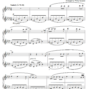 The Commodores Three Times A Lady (arr. Phillip Keveren) Musik Noten - Piano Solo - 55882-0