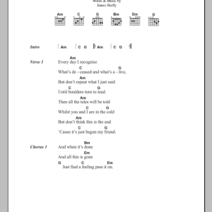 The Coral Pass It On Musik Noten - Guitar Chords/Lyrics - 100340-0