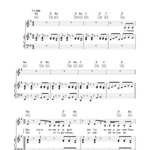 The Corrs Humdrum Musik Noten - Piano, Vocal & Guitar Chords - 28799-0