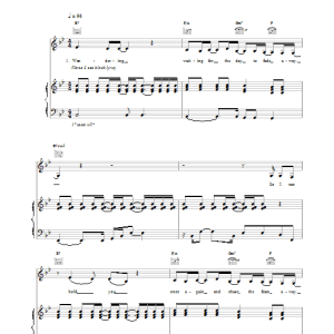 The Corrs Make You Mine Musik Noten - Piano, Vocal & Guitar Chords - 19299-0