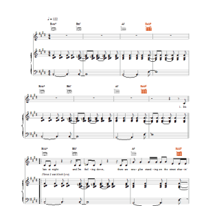 The Corrs Radio Musik Noten - Piano, Vocal & Guitar Chords - 19259-0