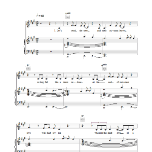 The Corrs Time Enough For Tears Musik Noten - Piano, Vocal & Guitar Chords - 28802-0