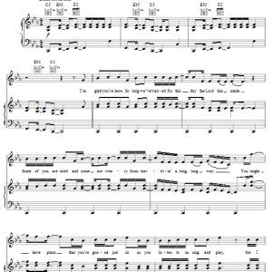 The Crabb Family Sacrifice Of Praise Musik Noten - Piano, Vocal & Guitar Chords - 53872-0