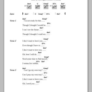 The Cranberries I Still Do Musik Noten - Guitar Chords/Lyrics - 103140-0