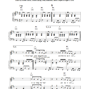 The Cure Bare Musik Noten - Piano, Vocal & Guitar Chords - 15712-0