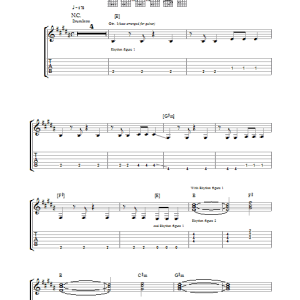 The Cure Close To Me Musik Noten - Guitar Tab - 37828-0