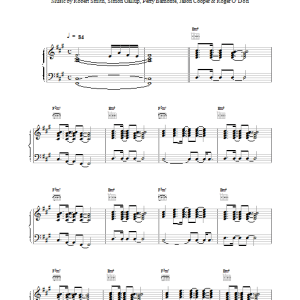 The Cure Numb Musik Noten - Piano, Vocal & Guitar Chords - 15717-0