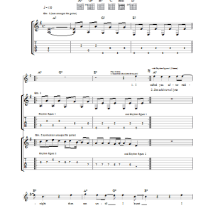 The Cure The Walk Musik Noten - Guitar Tab - 37829-0