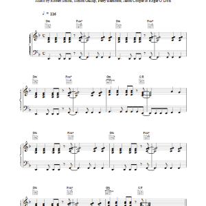 The Cure Trap Musik Noten - Piano, Vocal & Guitar Chords - 15723-0