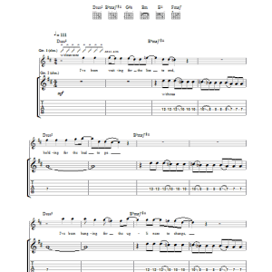 The Cure Truth, Goodness And Beauty Musik Noten - Guitar Tab - 33454-0