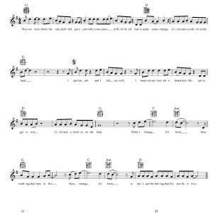 The Dingoes Way Out West Musik Noten - Lead Sheet / Fake Book - 39077-0