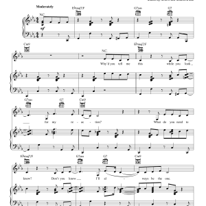 The Doobie Brothers You Belong To Me Musik Noten - Piano, Vocal & Guitar Chords - 55145-0
