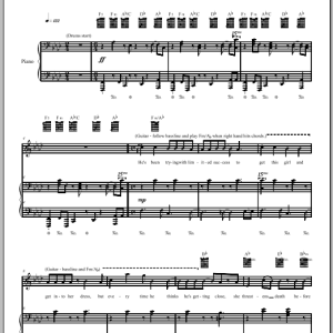 The Dresden Dolls Shores Of California Musik Noten - Piano, Vocal & Guitar Chords - 69499-0