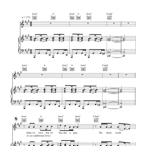 The Feelers Supersystem Musik Noten - Piano, Vocal & Guitar Chords - 38927-0