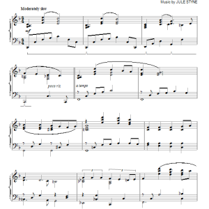 The Four Aces Three Coins In The Fountain Musik Noten - Piano Solo - 153931-0
