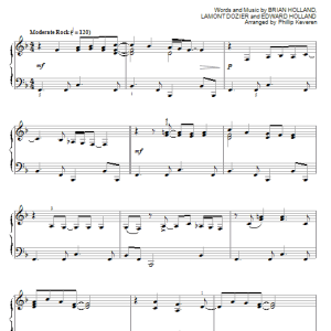 The Four Tops Baby I Need Your Lovin' (arr. Phillip Keveren) Musik Noten - Piano Solo - 55875-0