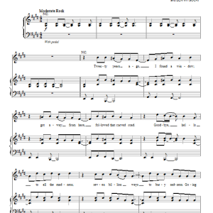 The Fray Here We Are Musik Noten - Piano, Vocal & Guitar Chords - 88473-0