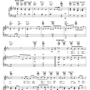 The Fray Hundred Musik Noten - Piano, Vocal & Guitar Chords - 55722-0
