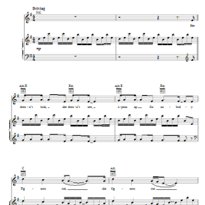 The Fray Little House Musik Noten - Piano, Vocal & Guitar Chords - 55723-0