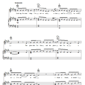 The Fray Trust Me Musik Noten - Piano, Vocal & Guitar Chords - 55726-0