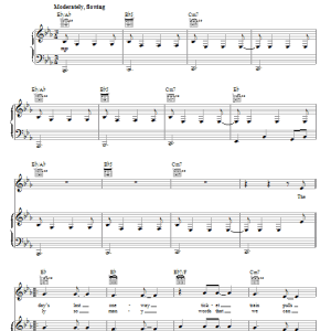 The Fray Vienna Musik Noten - Piano, Vocal & Guitar Chords - 55698-0