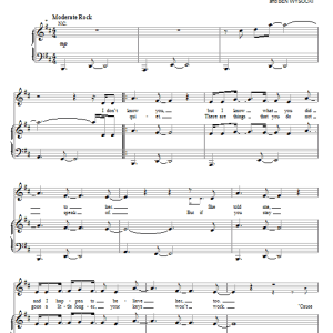 The Fray We Build Then We Break Musik Noten - Piano, Vocal & Guitar Chords - 70539-0