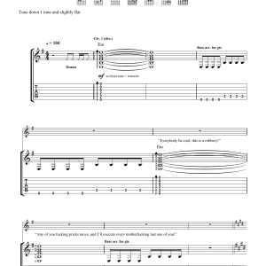 The Fun Lovin' Criminals Scooby Snacks Musik Noten - Guitar Tab - 31775-0