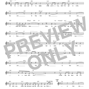 The Happenings See You In September Musik Noten - Lead Sheet / Fake Book - 172903-0