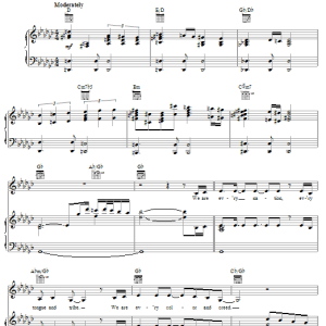 The Hoppers We Are America Musik Noten - Piano, Vocal & Guitar Chords - 30086-0