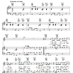 The Isley Brothers Between The Sheets Musik Noten - Piano, Vocal & Guitar Chords - 53799-0