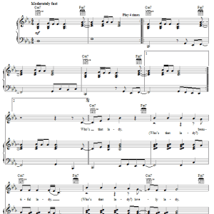 The Isley Brothers That Lady, Pt. 1/That Lady, Pt. 2 Musik Noten - Piano, Vocal & Guitar Chords - 53792-0
