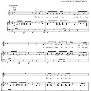 The Jackson 5 Get It Together Musik Noten - Piano, Vocal & Guitar Chords - 52826-0