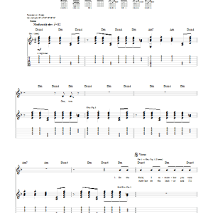 The Killers Andy, You're A Star Musik Noten - Guitar Tab - 30051-0