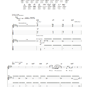 The Killers Everything Will Be Alright Musik Noten - Guitar Tab - 30056-0