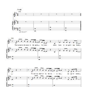 The Killers Goodnight Travel Well Musik Noten - Piano, Vocal & Guitar Chords - 45313-0