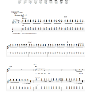 The Killers Midnight Show Musik Noten - Guitar Tab - 30055-0