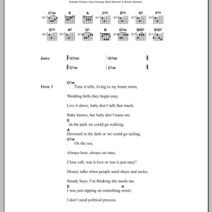 The Killers Tranquilize Musik Noten - Guitar Chords/Lyrics - 49161-0