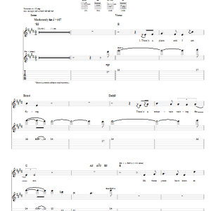 The Killers Why Do I Keep Counting? Musik Noten - Guitar Tab - 58710-0