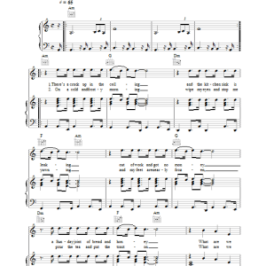 The Kinks Dead End Street Musik Noten - Guitar Chords/Lyrics - 101480-0