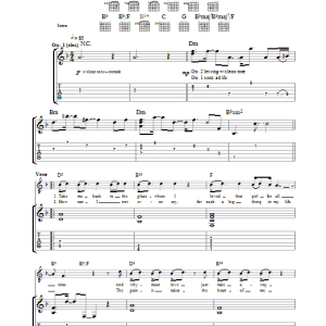 The Kooks I Want You Back Musik Noten - Guitar Tab - 35622-0
