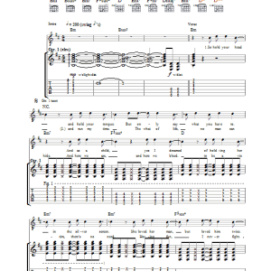 The Kooks If Only Musik Noten - Guitar Tab - 35606-0